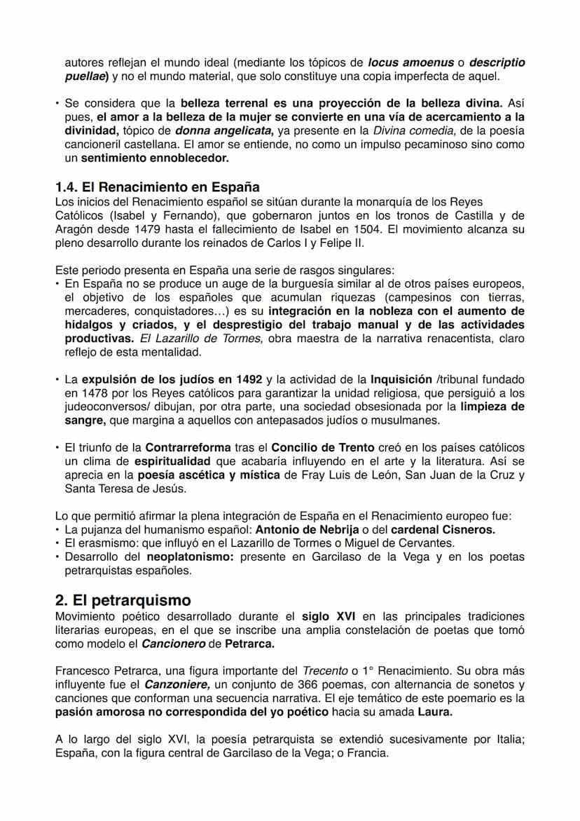 La Lirica Renacentista
1. El Renacimiento
El Renacimiento es un movimiento cultural que se origina en Italia en el siglo XIV y se
extiende p
