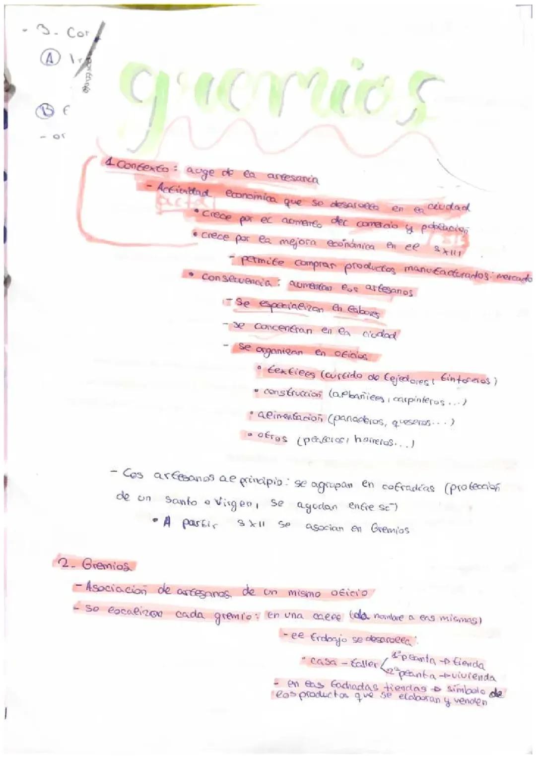 Historia de los gremios en la antigüedad