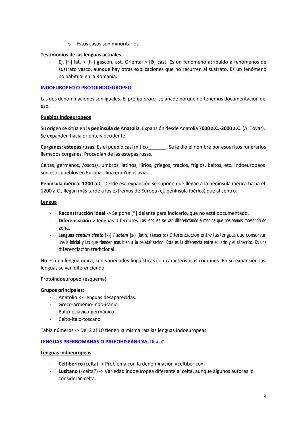 LA LENGUA
ESPAÑOLA A
TRAVÉS DE LA
HISTORIA TEMA 1-Las lenguas prerromanas.
Ejercicio
PUEBLOS
INDICIOS
INDOEUROPEO O PROTOINDOEUROPEO.
LENGUA