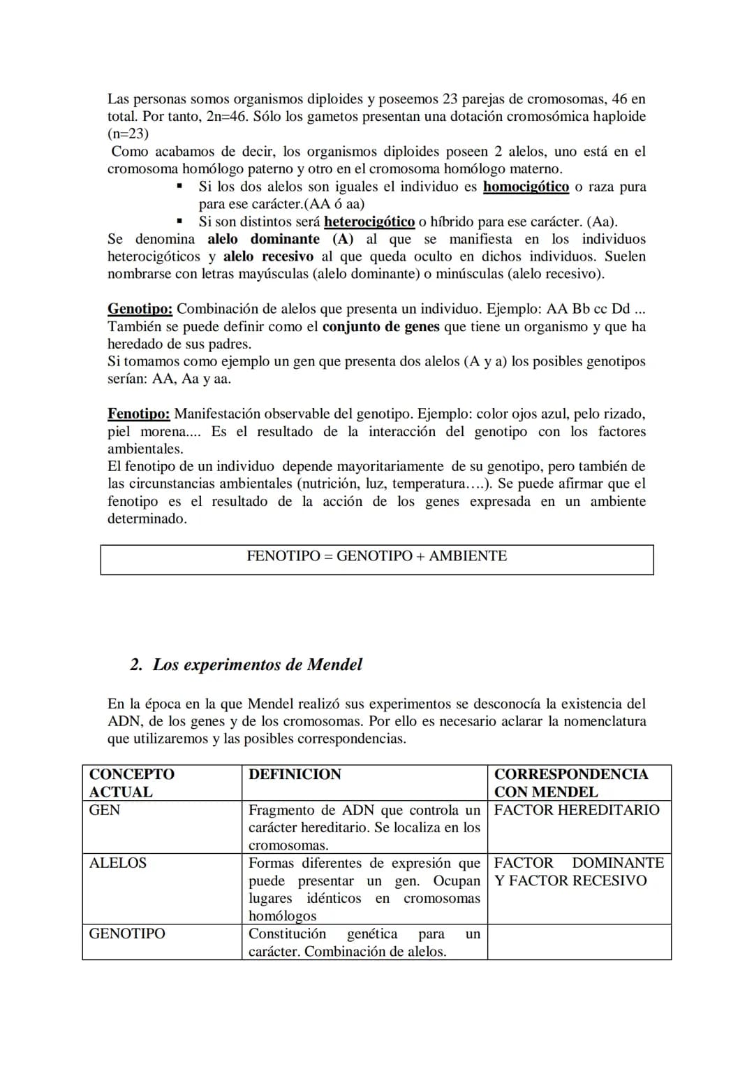TEMA 15 GENÉTICA MENDELIANA
- Leyes de Mendel. Uniformidad de la primera generación filial resultante del
cruzamiento de líneas puras. Ley d