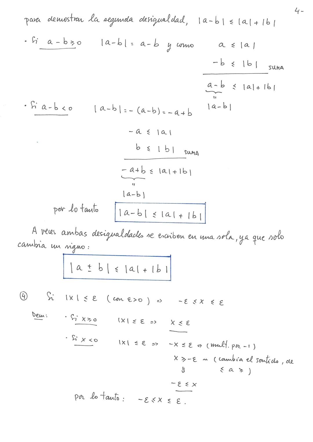VALOR ABSOLUTO
El valor absoluto de un mimero real es una funcion
mucho en matemáticas. Tiene varias maneras de definirse:
- Definición 1 El