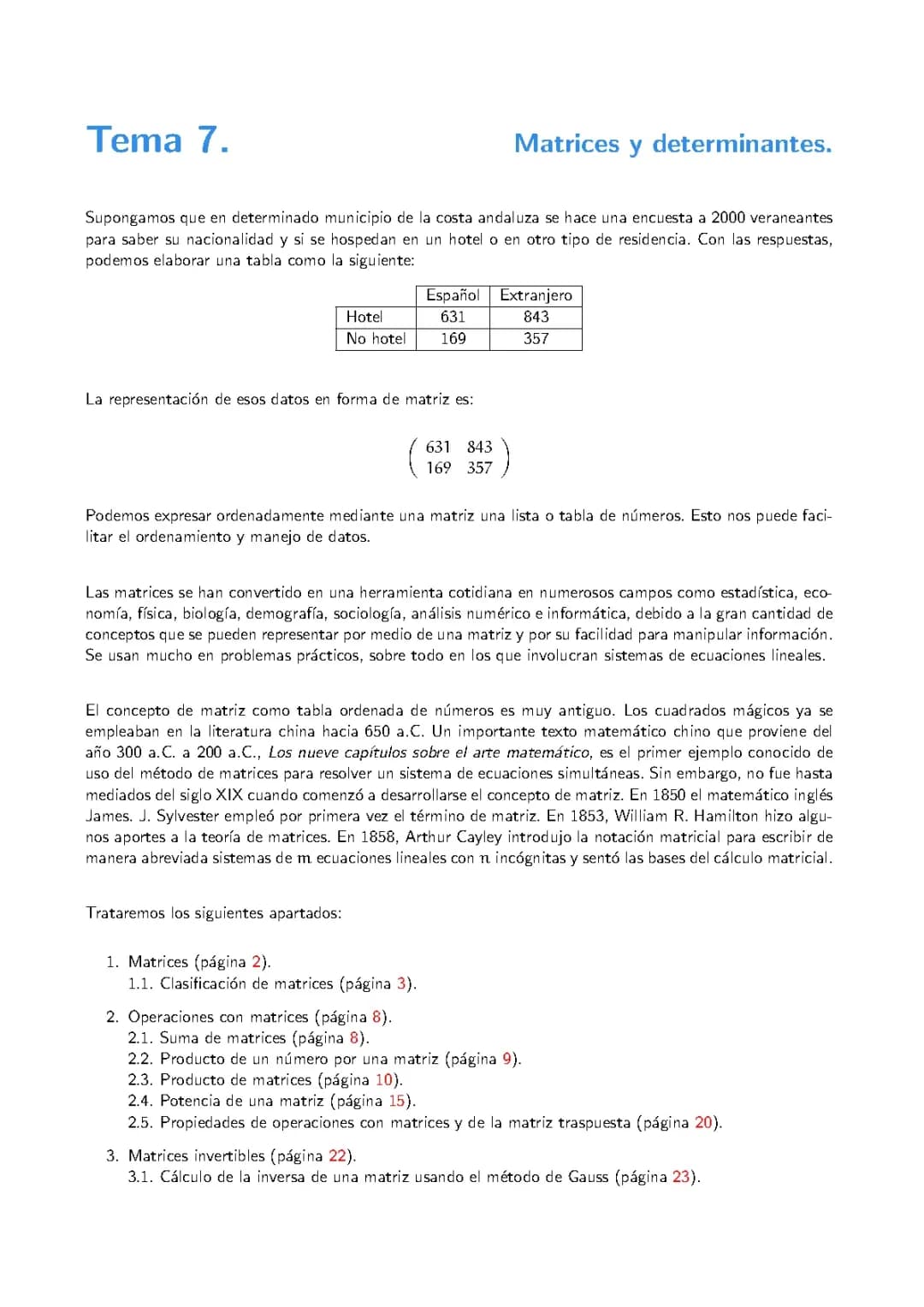 Aprende sobre Matrices: Identidad, Determinantes y Sistemas de Ecuaciones