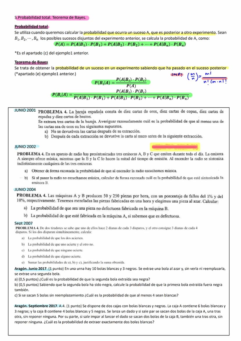
<h2 id="sucesosaleatorios">Sucesos aleatorios</h2>
<h3 id="definiciones">Definiciones</h3>
<p>Un experimento aleatorio es aquel cuyo result