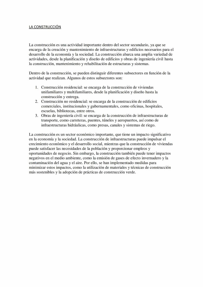 EL SECTOR SECUNDARIO
El sector secundario de la economía, también conocido como sector industrial,
comprende todas las actividades económica