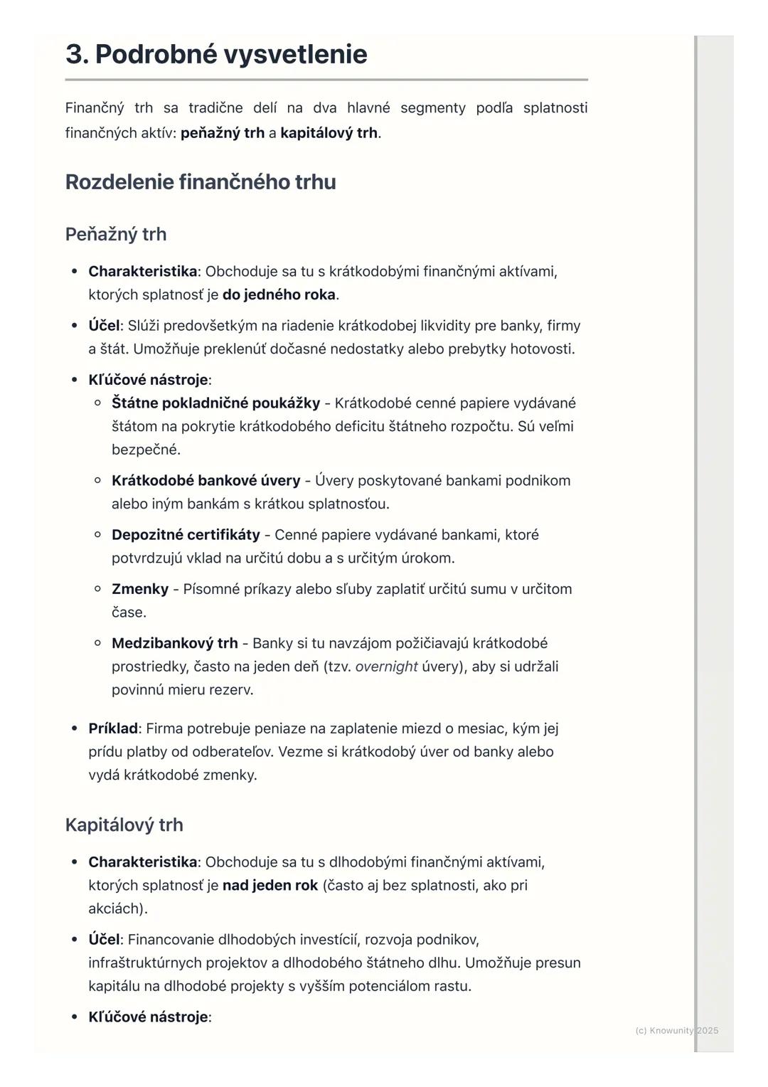 # Štruktúra a funkcie
finančného trhu

1. Prehľad finančného trhu

Finančný trh je kľúčovou súčasťou každej modernej ekonomiky. Predstavujem