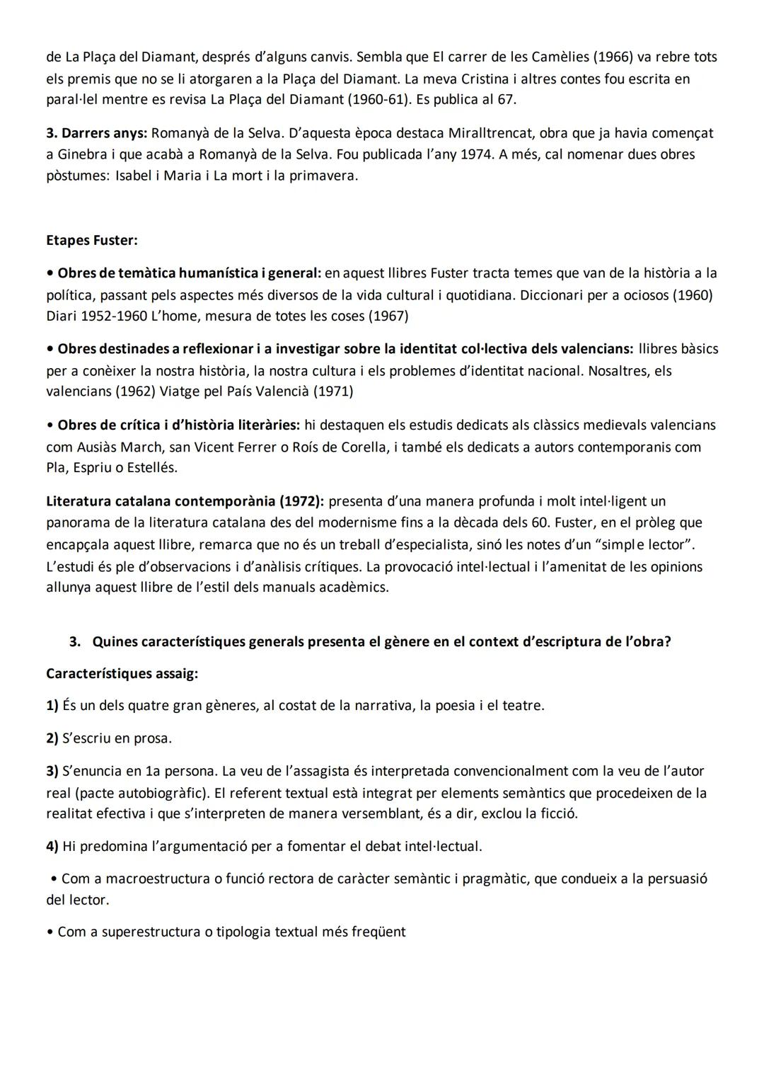 # Diccionari per a ociosos Joan Fuster

# Preguntes literatura:

1. Digues una característica o recurs que presenta l'estil de Fuster en aqu
