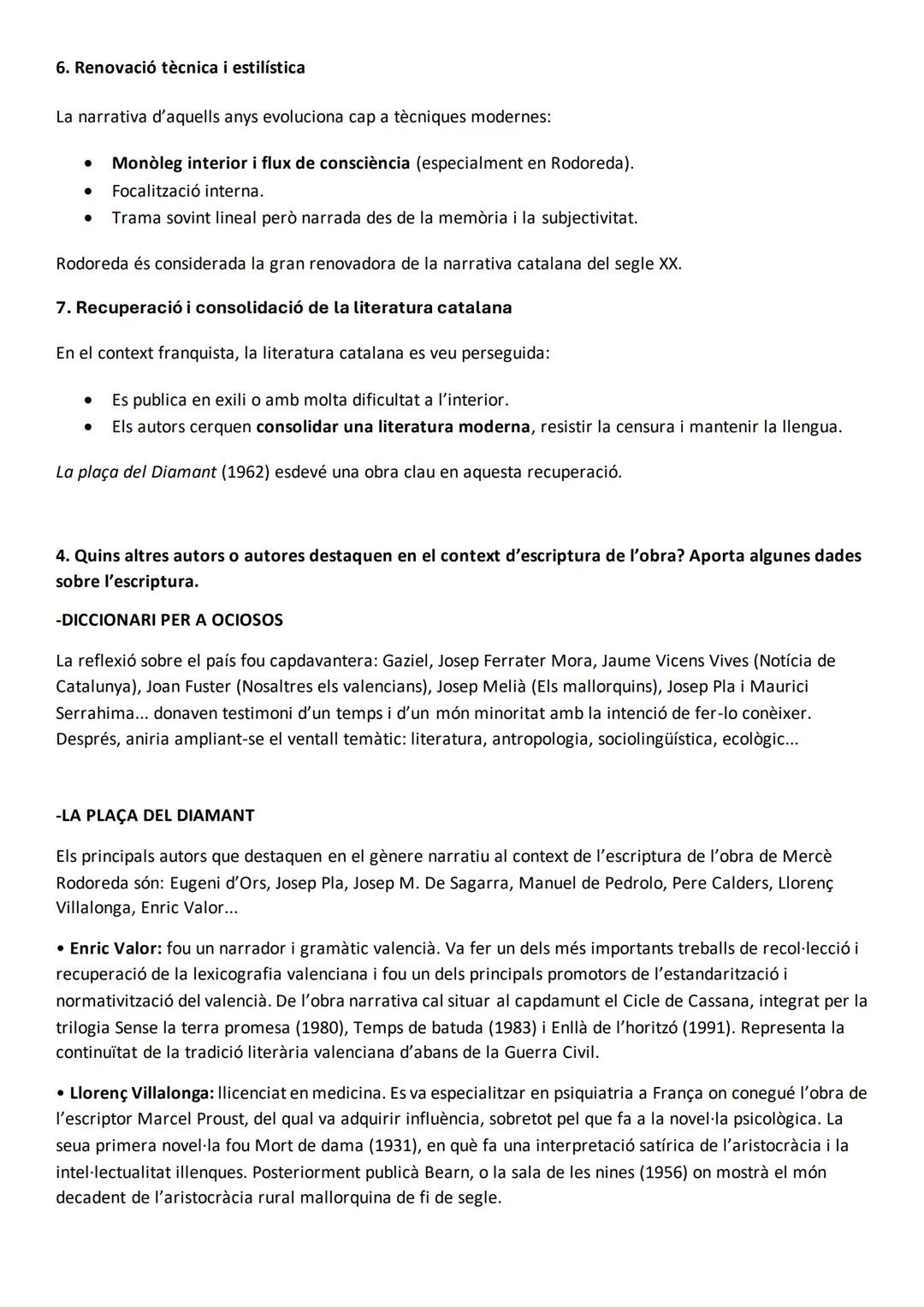 # Diccionari per a ociosos Joan Fuster

# Preguntes literatura:

1. Digues una característica o recurs que presenta l'estil de Fuster en aqu
