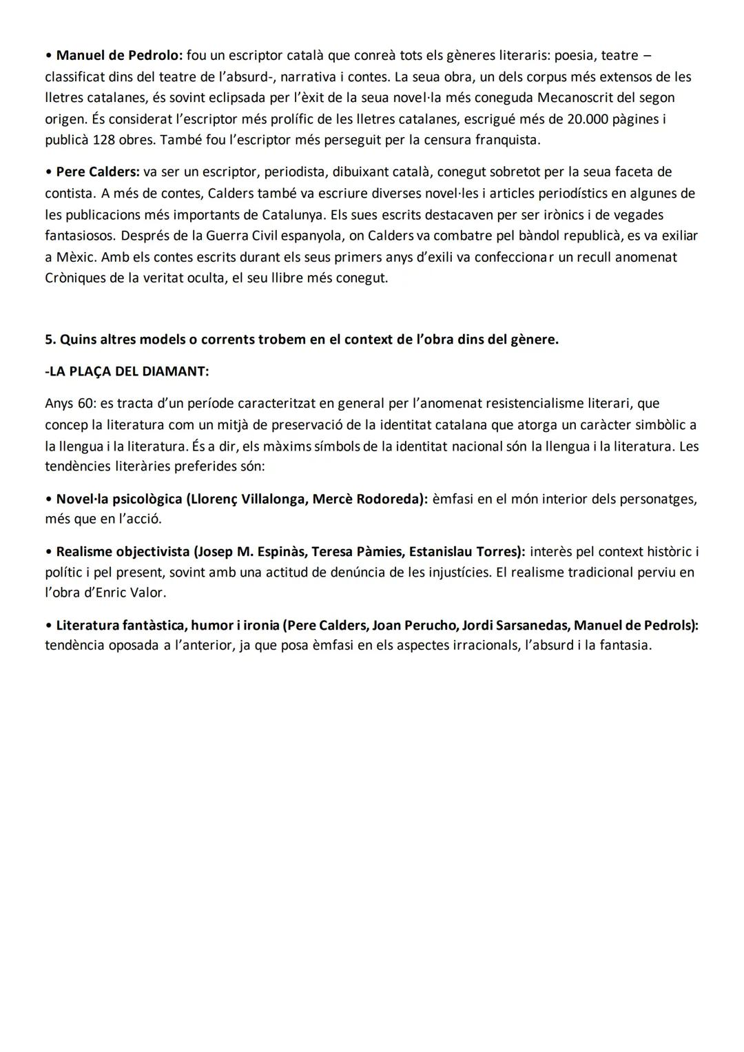 # Diccionari per a ociosos Joan Fuster

# Preguntes literatura:

1. Digues una característica o recurs que presenta l'estil de Fuster en aqu