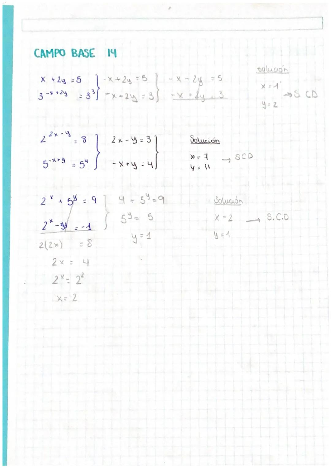 # Sistema de ecuaciones

Sustitución

$2x-34=12$

$X+54=-7$

@ Despejamos una
incógnita en
una ecuacion

@ x=-7-54

@ SUSTITUIMOS esa
incogn