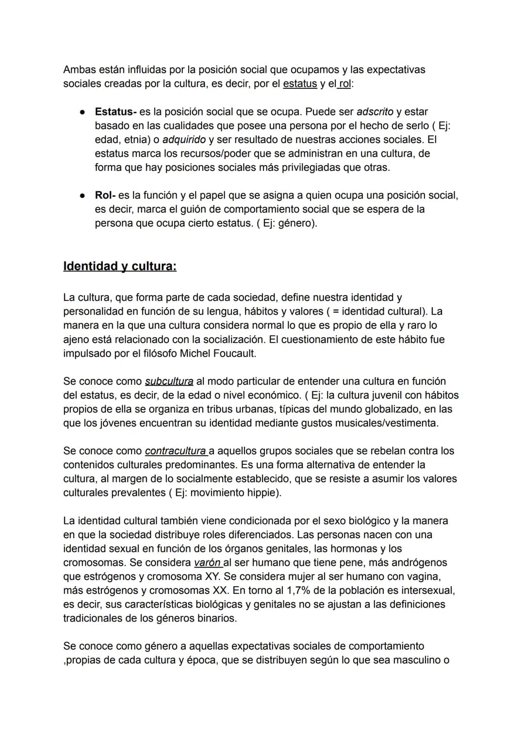 T6 NATURALEZA Y CULTURA
La antropología:
Una de las dudas que ha sacudido siempre a la filosofía es si todos somos el mismo
ser humano, y en