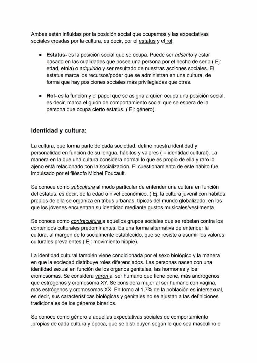 T6 NATURALEZA Y CULTURA
La antropología:
Una de las dudas que ha sacudido siempre a la filosofía es si todos somos el mismo
ser humano, y en