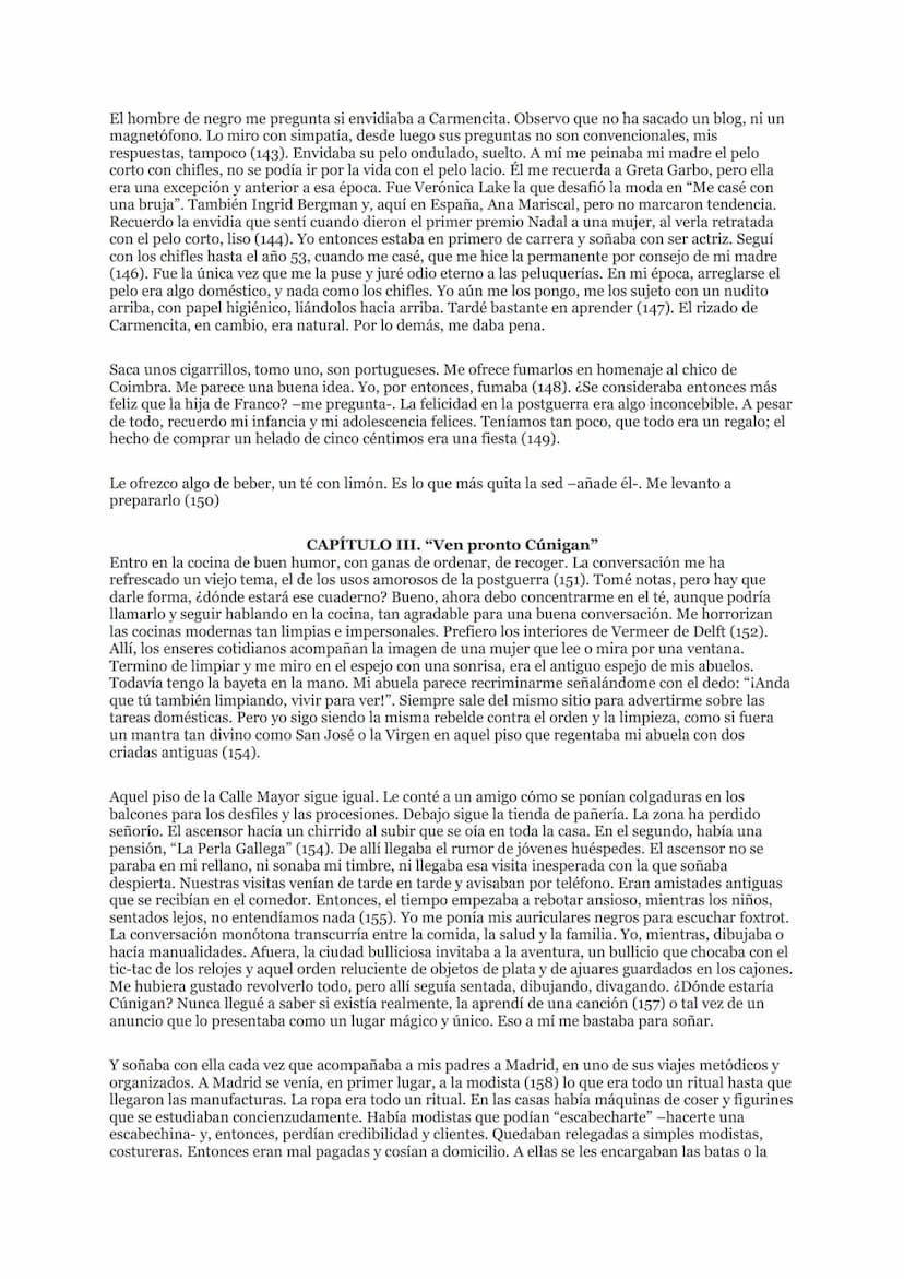EL CUARTO DE ATRÁS
CARMEN MARTÍN GAITE
CAPITULO 1
En el primer capítulo del libro, la protagonista, Carmen, esta tratando de conciliar el su