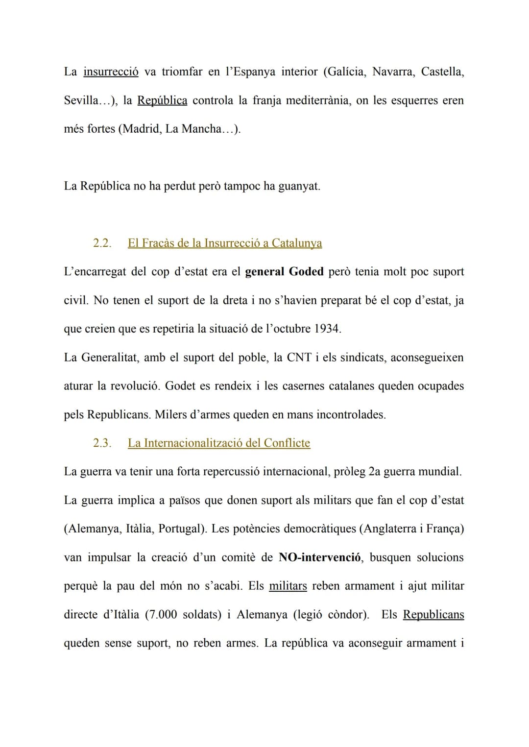 1.
5- LA GUERRA CIVIL (1936-1939)
-
Les Causes
1.1. El Front Popular
Després de la victòria electoral de febrer de 1936, el Front Popular co
