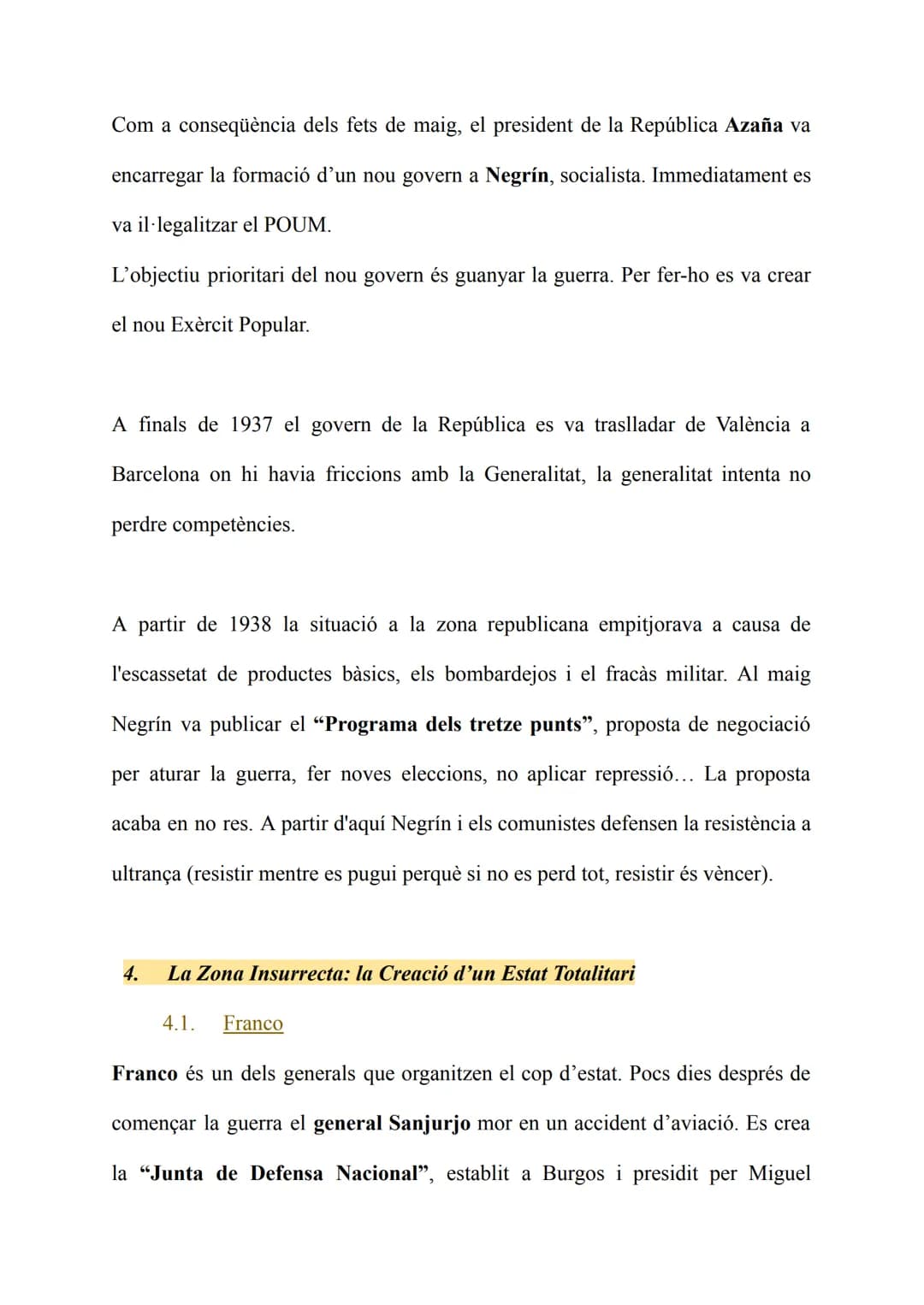 1.
5- LA GUERRA CIVIL (1936-1939)
-
Les Causes
1.1. El Front Popular
Després de la victòria electoral de febrer de 1936, el Front Popular co
