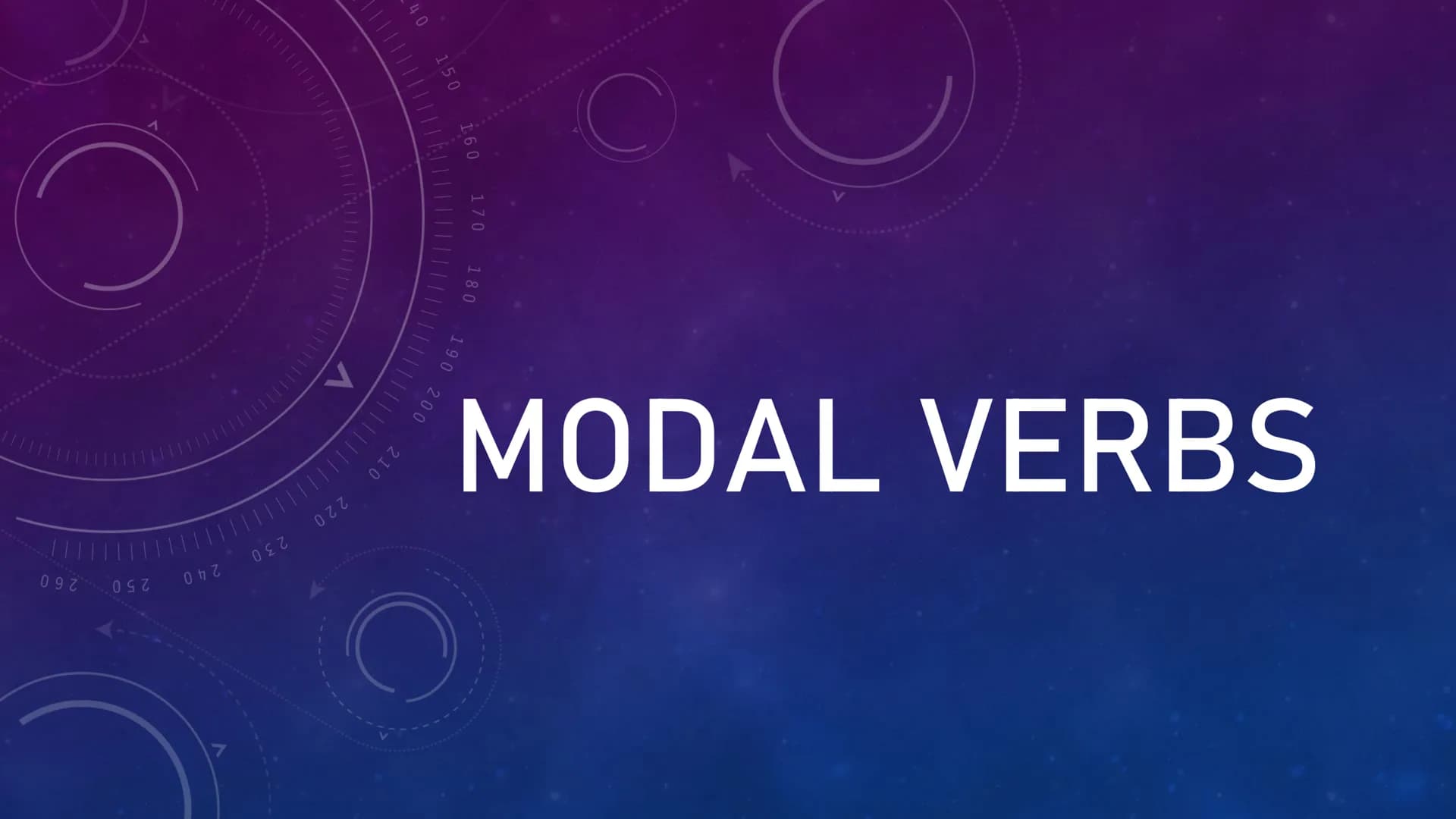 
<p>MODAL VERBS IN ENGLISH</p>
<p>MODAL VERBS LIST</p>
<p>MODAL VERBS in English are, together with the Phrasal verbs, the most difficult ve