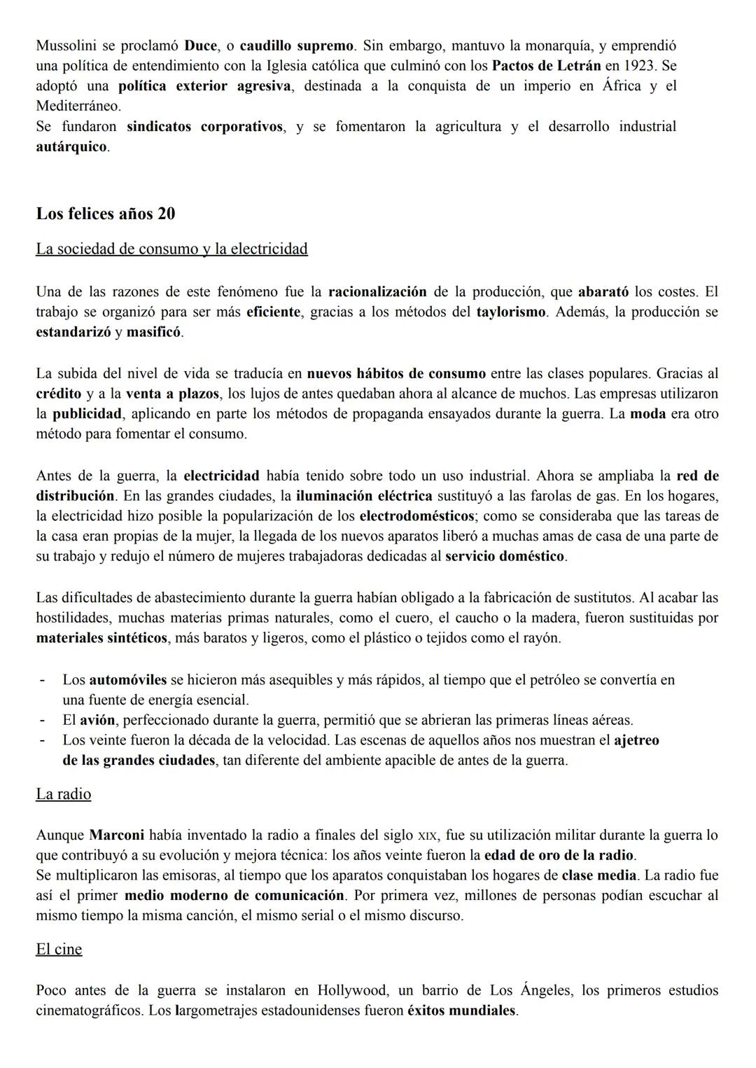 # Tema 6. El periodo de entreguerras. Los felices años 20

Transformaciones económicas

La Gran Guerra cambió la forma de concebir el papel 
