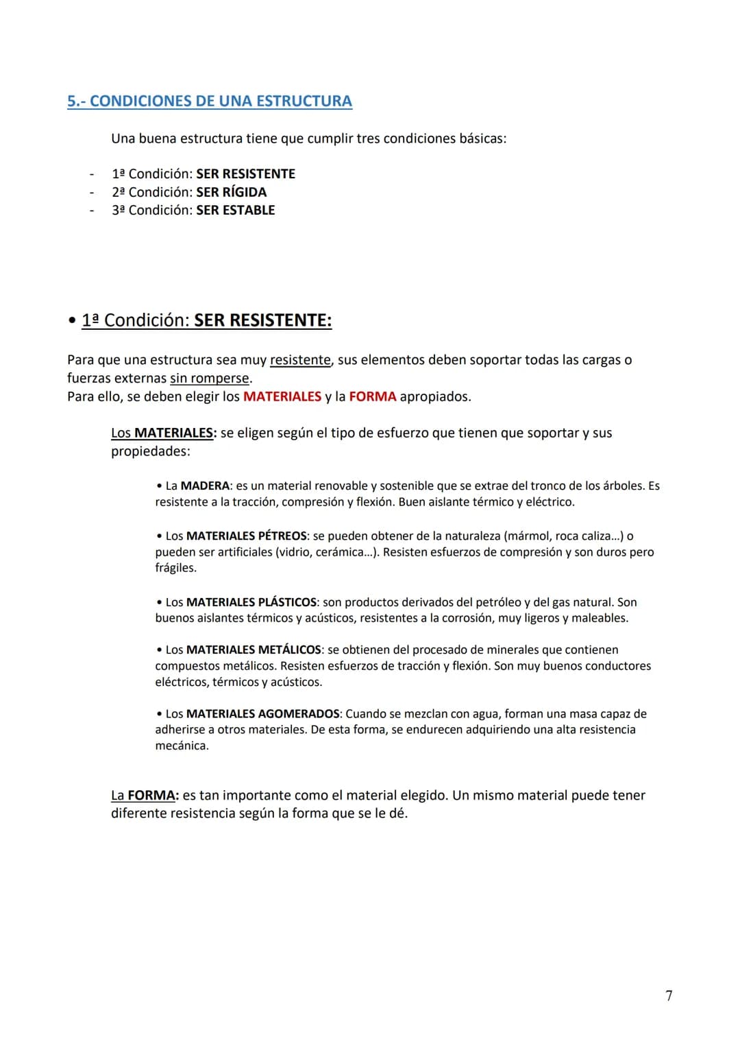 LAS ESTRUCTURAS
Una ESTRUCTURA es el conjunto de elementos de un cuerpo, unidos entre sí,
encargados de soportar las fuerzas que actúan sobr