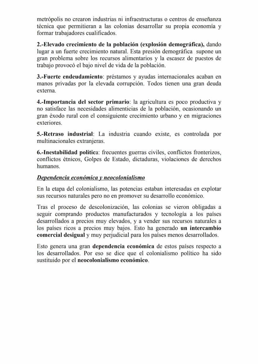 LA DESCOLONIZACIÓN (1947-1975)
La descolonización fue el proceso de independencia política de los
antiguos territorios que formaban parte de