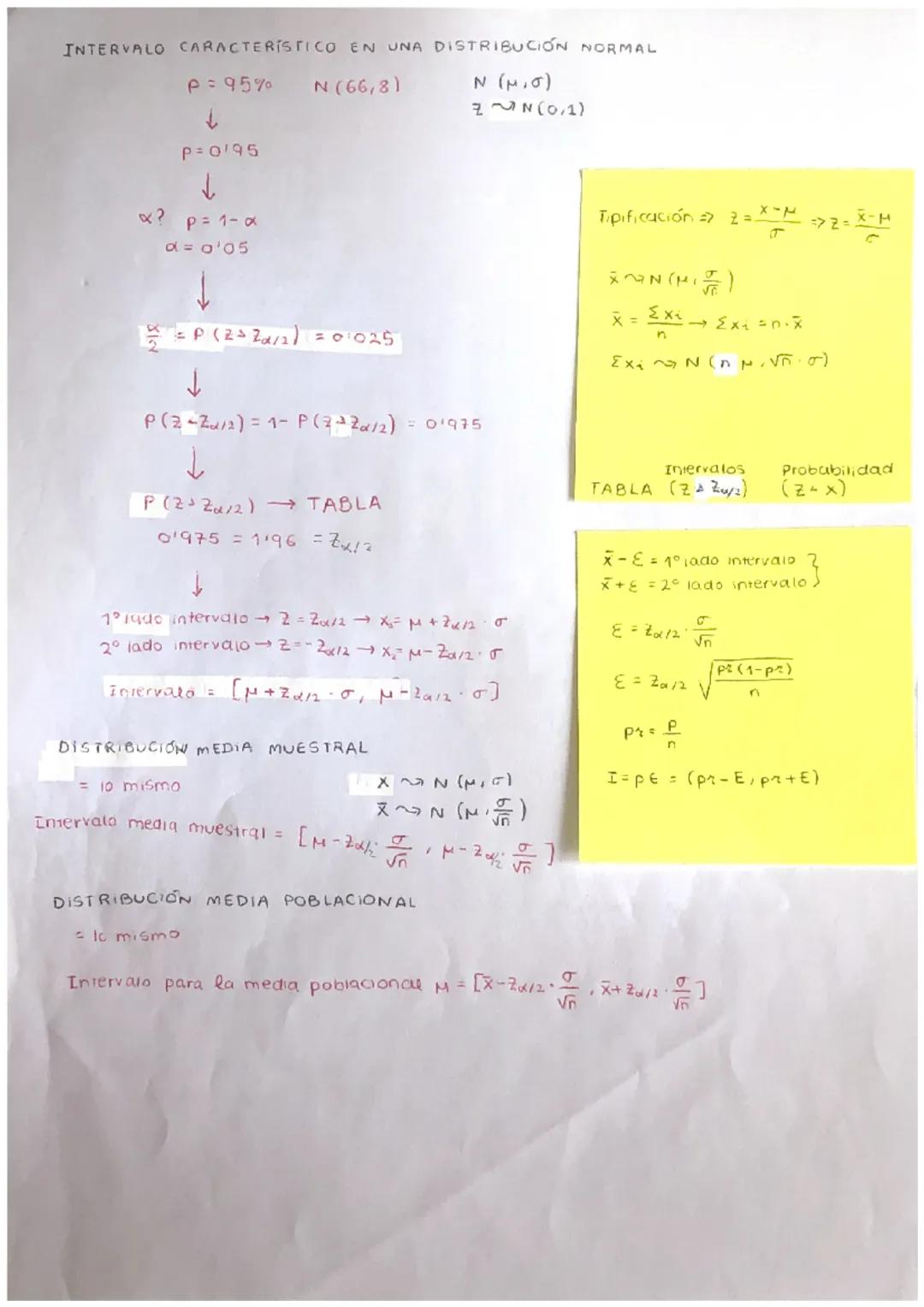 Tema 12 y 13: Estadística e intervalos de confianza