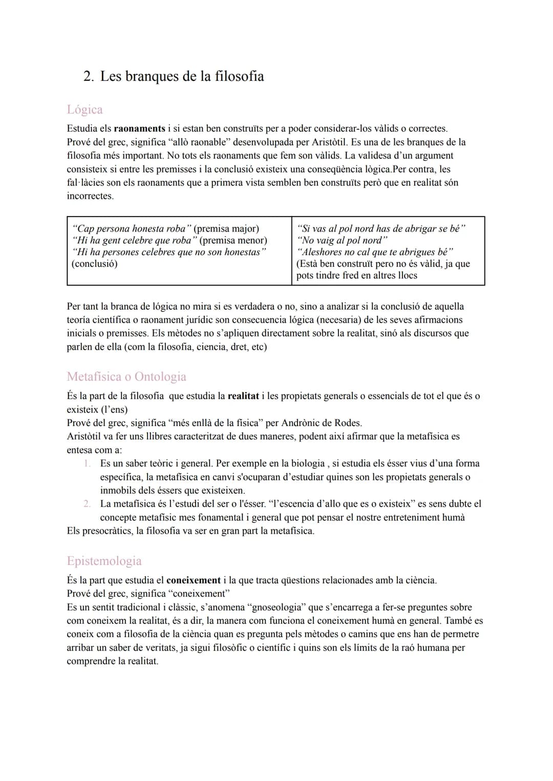 UD 1: QUÈ ÉS LA FILOSOFIA?
El saber filosòfic
La filosofia és un saber radical i crític que, a través de les seves preguntes, ens obliga a
r