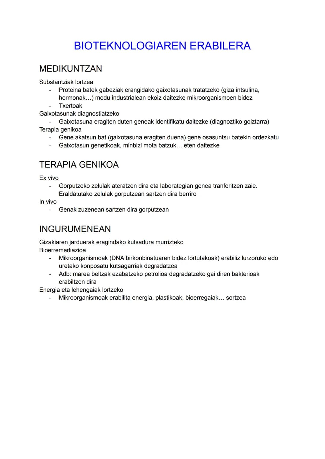 DNA
INFORMAZIO ETA MANIPULAZIO
GENETIKOA
Azido nukleikoa: ADN eta RNA
DUA
Zelulen informazio genetikoa gordetzen duen molekula
Bizidun guzti