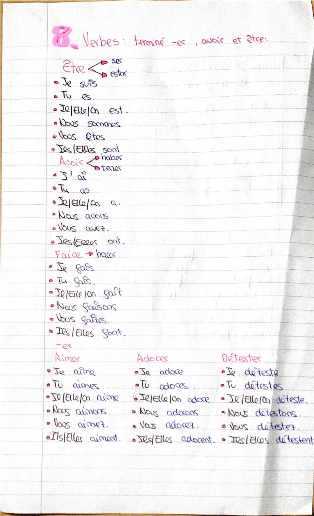 # 1. Les adjetigs.

| Masculin        |                  | Feminin: +e |                  |
| --------------- | ---------------- | ---------