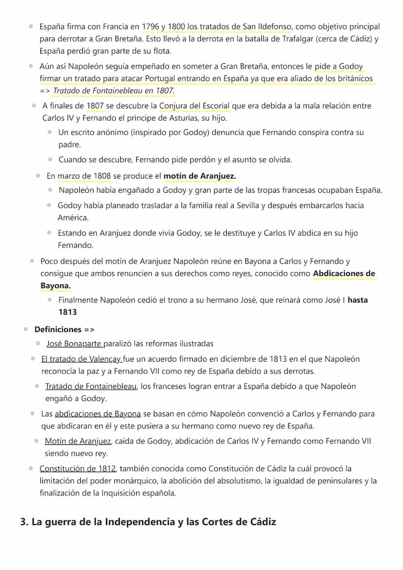 Tema 4- La crisis del Antiguo Régimen en España
1.Reinado de Carlos IV
Características =>
• Carlos IV subió al trono en 1788 y era un rey de
