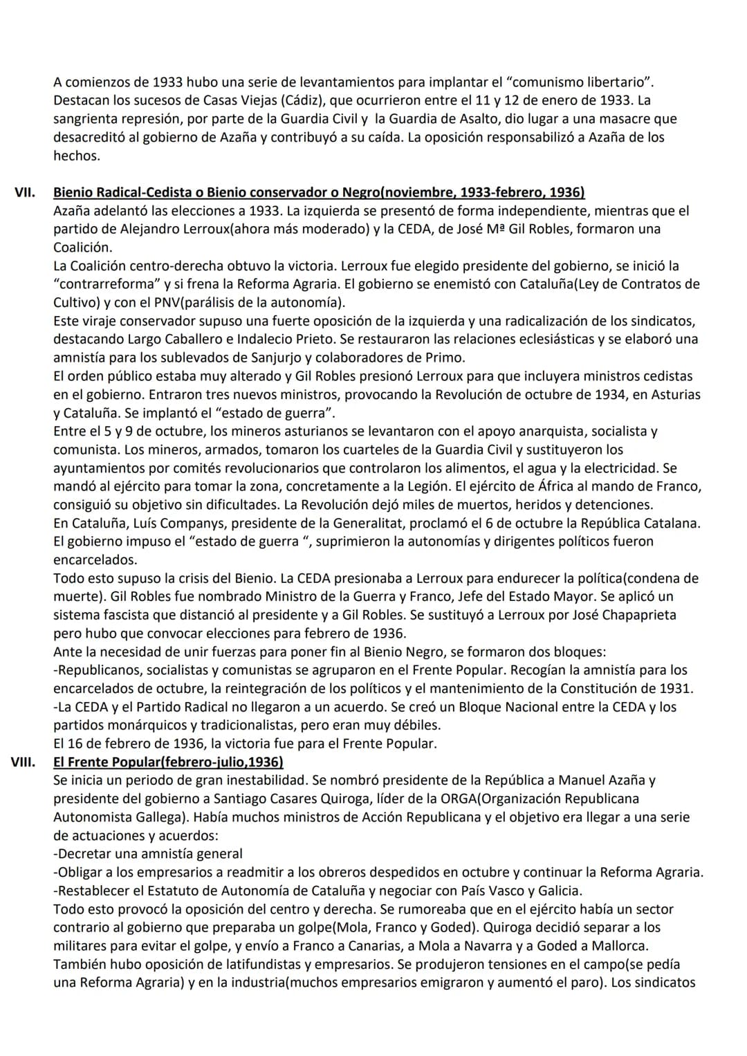 ESQUEMA DEL TEMA: LA SEGUNDA REPÚBLICA (1931-1936)
I. Situación histórica. Implantación de la Segunda República
II.
Partidos Políticos duran