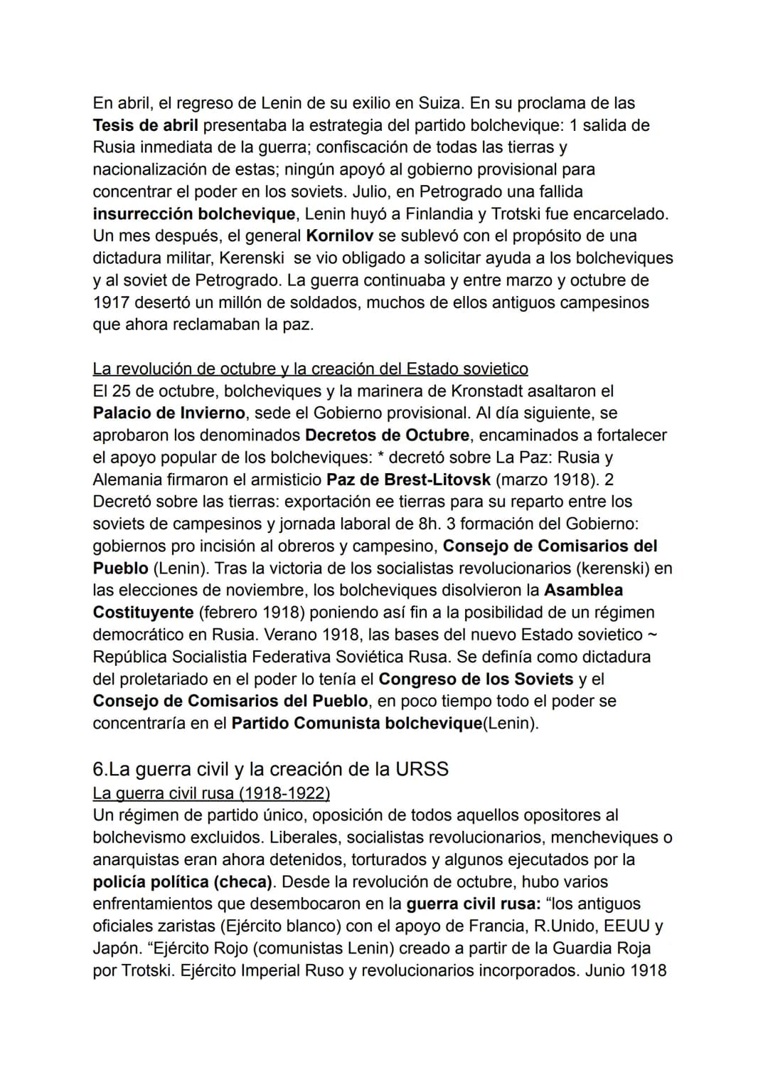 4.La Rusia zarista
Un imperio con pies de barro
Hacia 1900, Rusia era un imperio demográfico y territorial. Su población
estaba compuesta po
