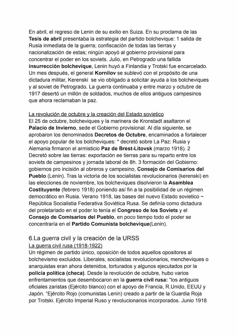 4.La Rusia zarista
Un imperio con pies de barro
Hacia 1900, Rusia era un imperio demográfico y territorial. Su población
estaba compuesta po