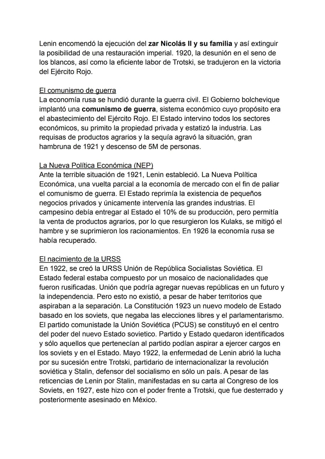 4.La Rusia zarista
Un imperio con pies de barro
Hacia 1900, Rusia era un imperio demográfico y territorial. Su población
estaba compuesta po
