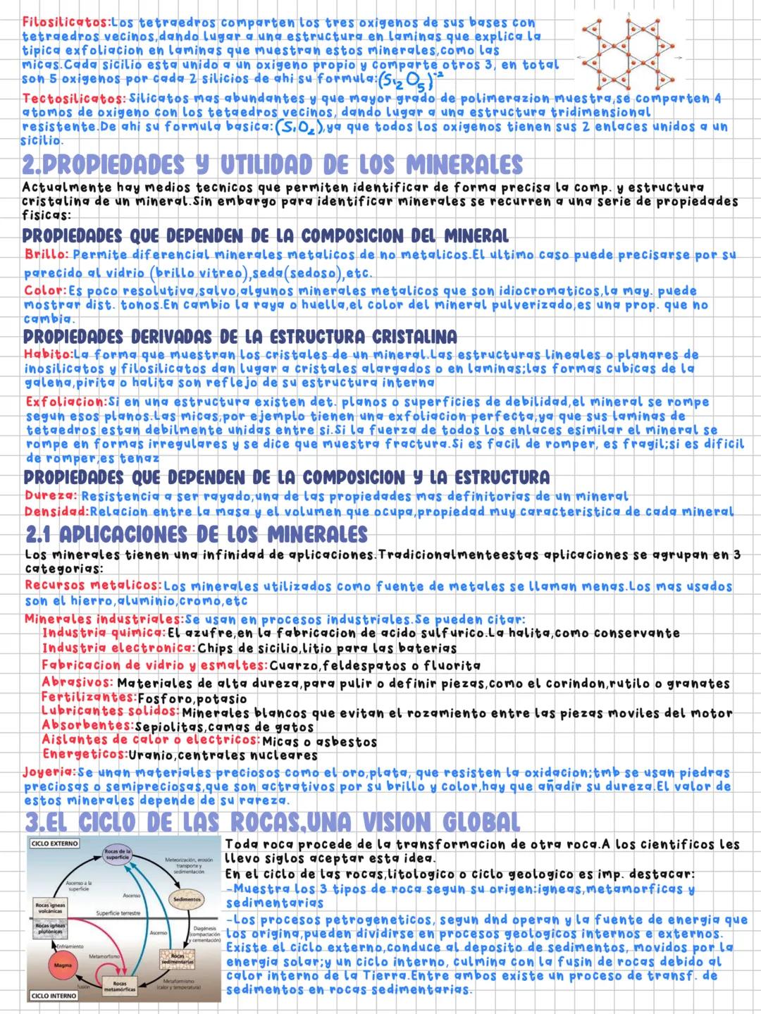 # TEMA 4
Minerales y rocas

1.LOS MINERALES

Rocas: Masas cohesionadas formadas por minerales

Mineral: Solido inorganico homogeneo de orige