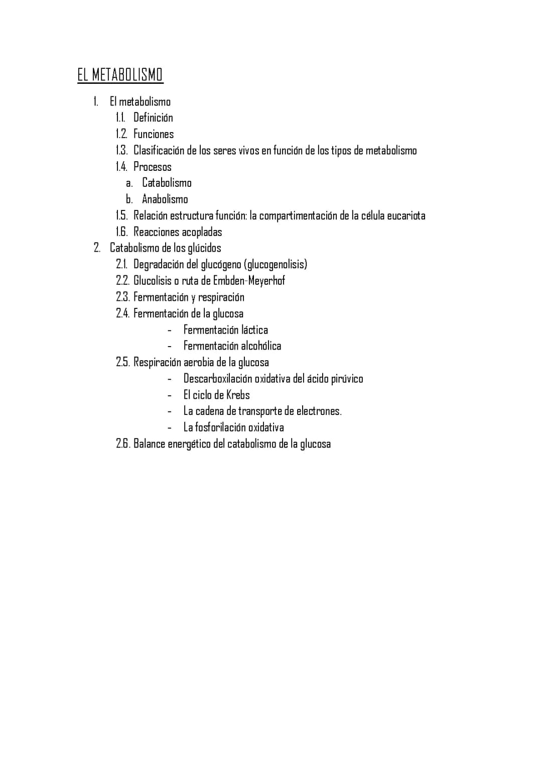 Conceptos Metabolismo