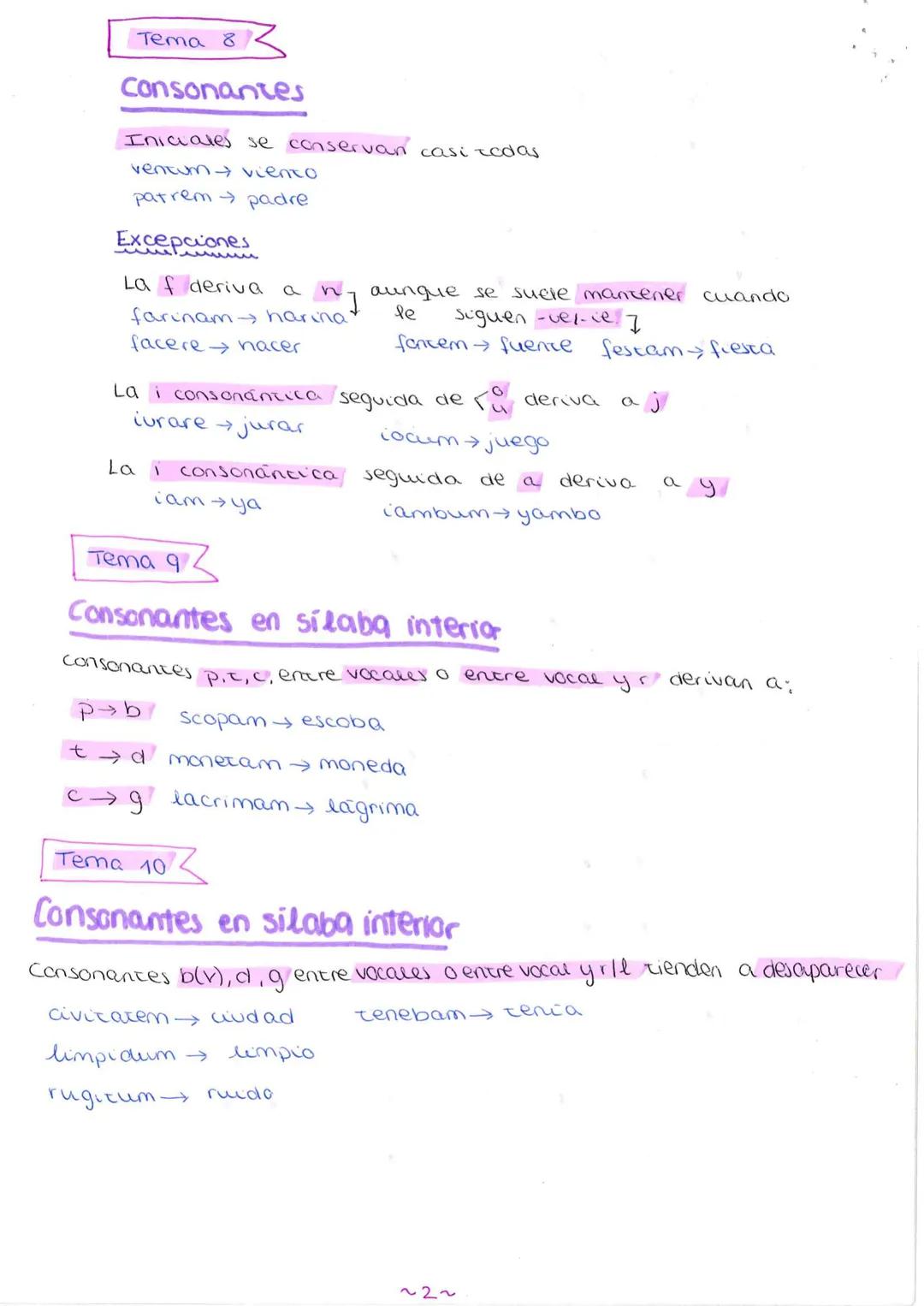 # LATIN

ETIMOLOGIA Y

DERIVACIÓN

Tema 4

Vocales

La ô (breve tonica) ue

portam puerta forcem fuerce

La ê (breve) zenica je

terram tier