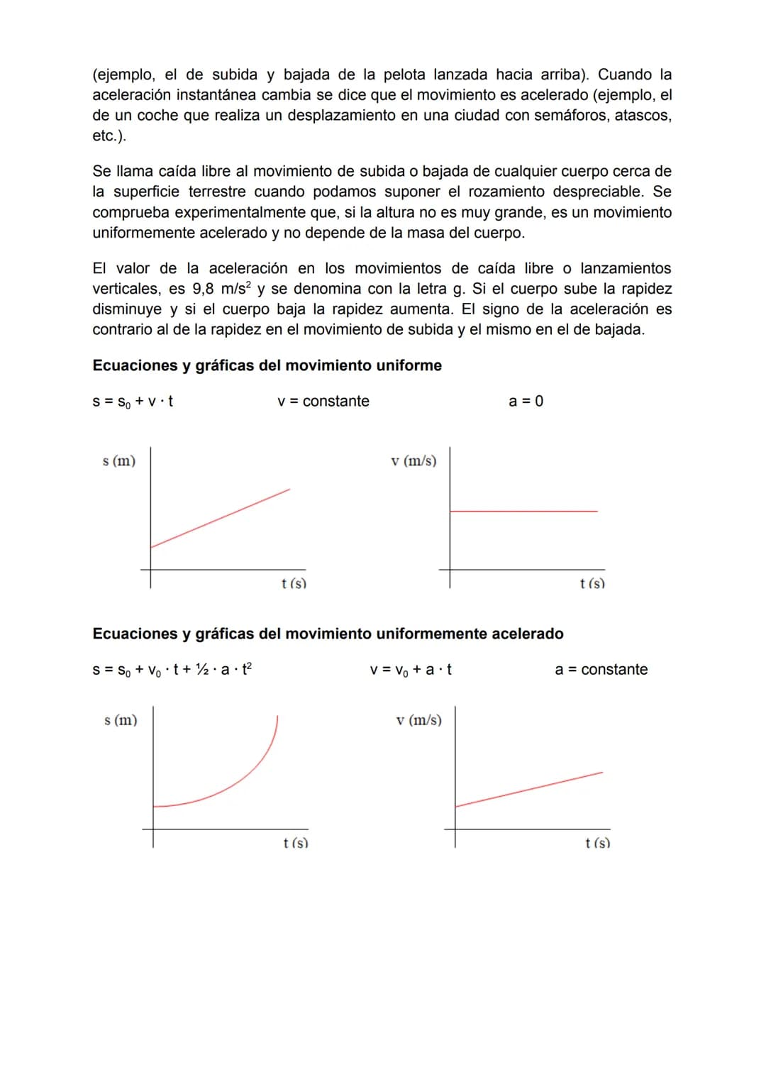 UNIDAD 6: EL MOVIMIENTO
La Cinemática es la parte de la Física que estudia el movimiento de los cuerpos. El
movimiento es el cambio de posic
