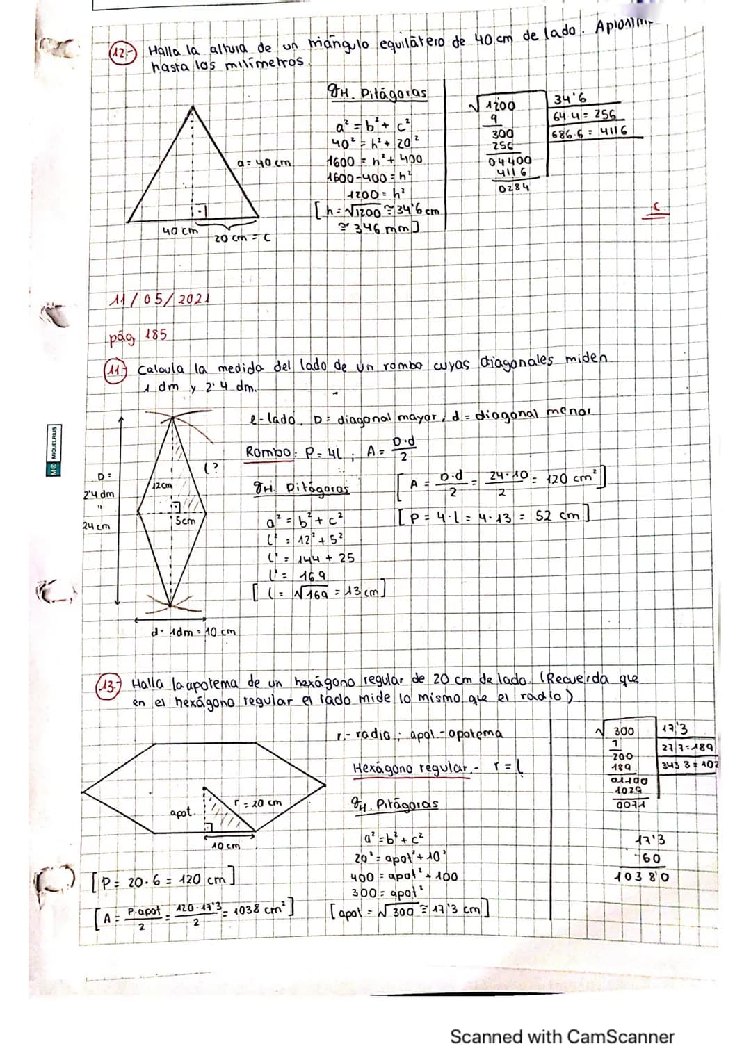 05/05/21
XEOMETRIA ( Terra - Medida) • •
Parte das matemáticas que trata da medición das figuras
Xeom Plana ( Figuras de duas dimensións pol
