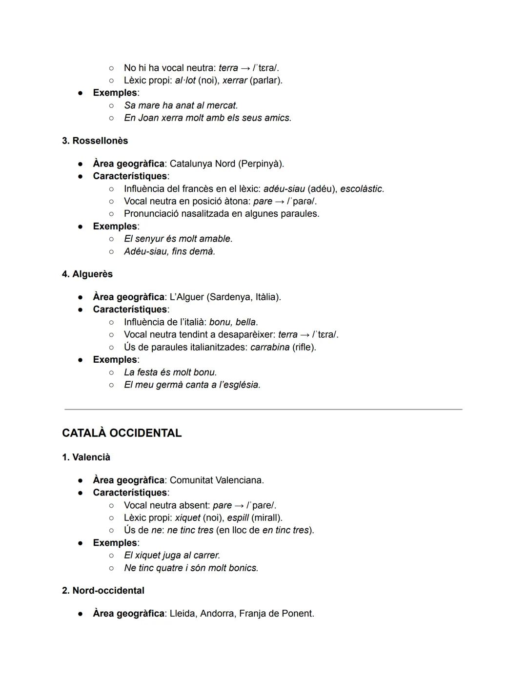 # EXAMEN CATALÀ 1 BAT

B

## Els Dialectes (UD1)

Àrea catalonoparlant - 61.000km2
més de 13.900.000 habitants, però només més de
4.500.000 