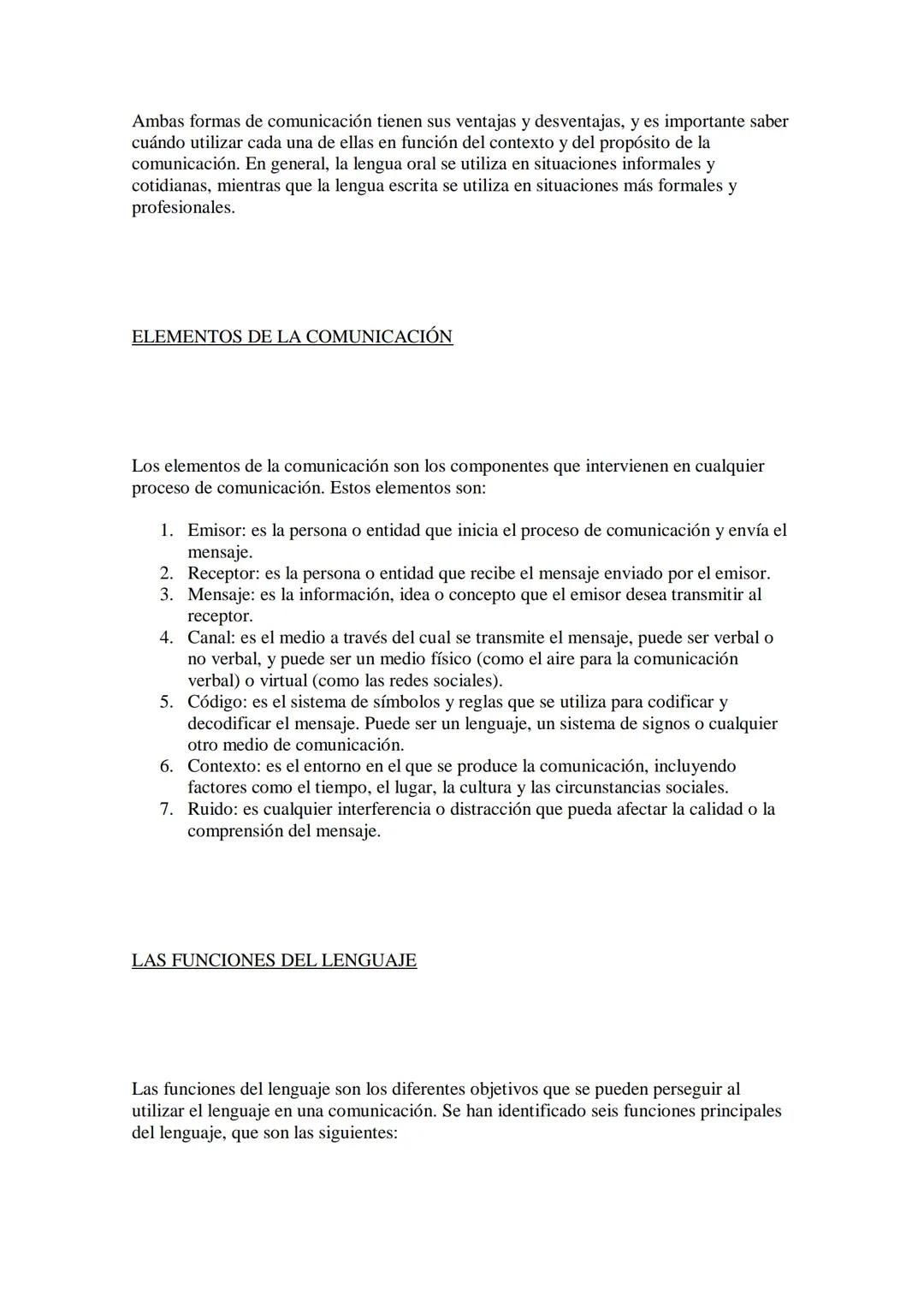 LA COMUNICACIÓN
La comunicación se refiere al intercambio de información, ideas, sentimientos o
mensajes entre individuos o grupos. Es un pr