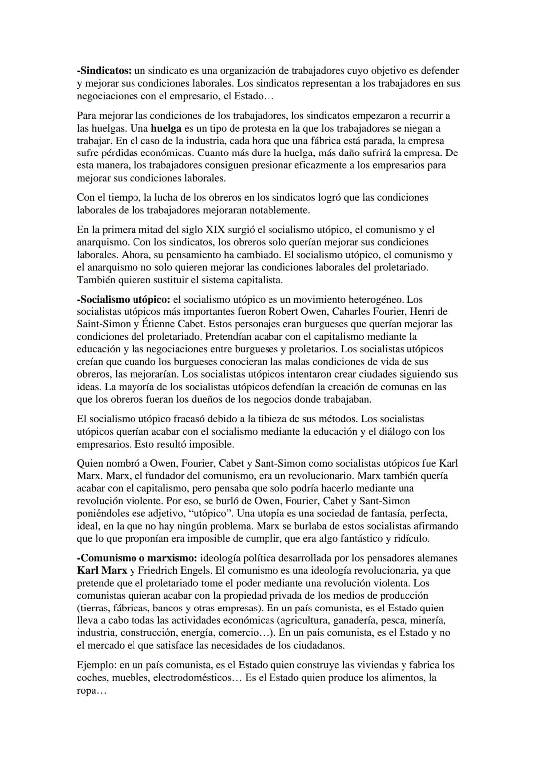 El movimiento obrero
Introducción
A mediados del siglo XVIII, se inicia la Revolución Industrial en Inglaterra. Con la
aparición de las fábr