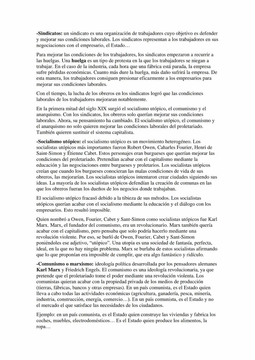 El movimiento obrero
Introducción
A mediados del siglo XVIII, se inicia la Revolución Industrial en Inglaterra. Con la
aparición de las fábr