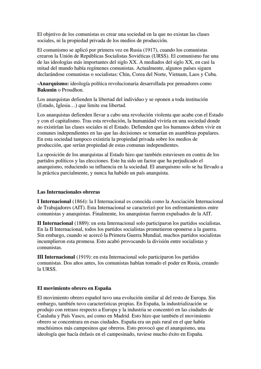 El movimiento obrero
Introducción
A mediados del siglo XVIII, se inicia la Revolución Industrial en Inglaterra. Con la
aparición de las fábr