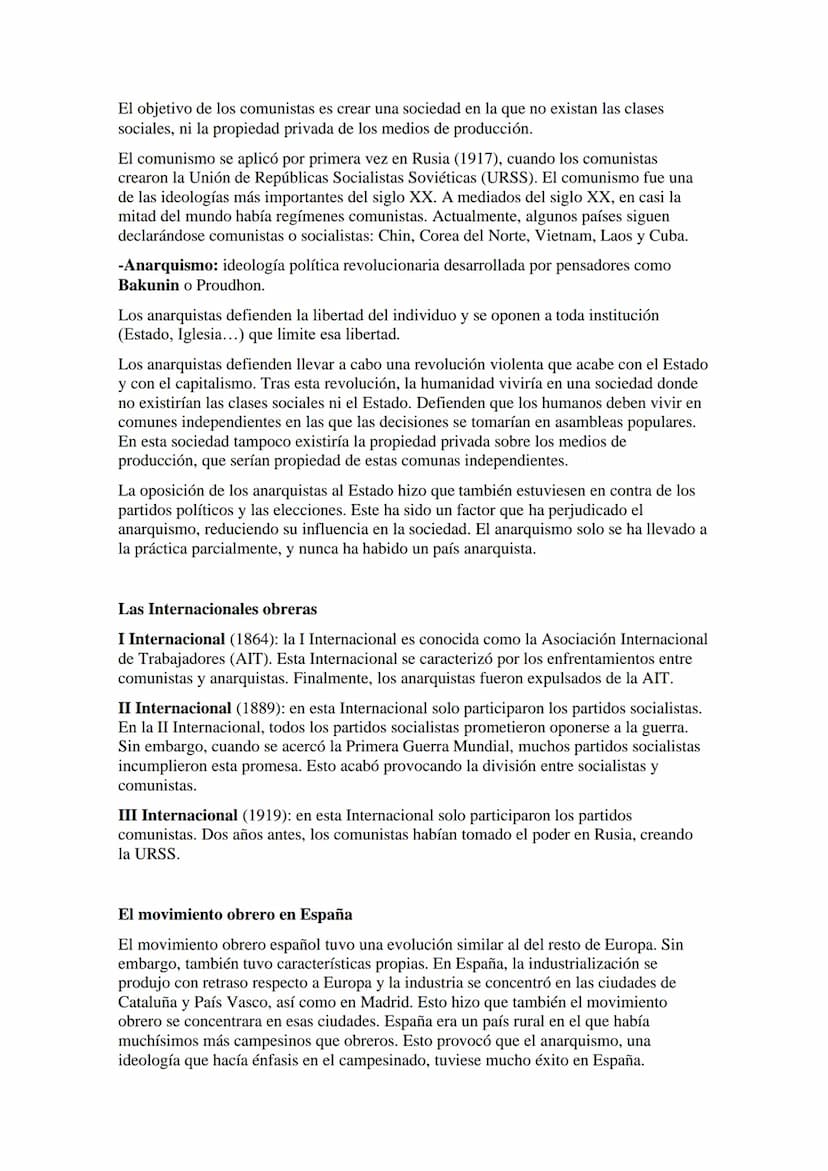 El movimiento obrero
Introducción
A mediados del siglo XVIII, se inicia la Revolución Industrial en Inglaterra. Con la
aparición de las fábr