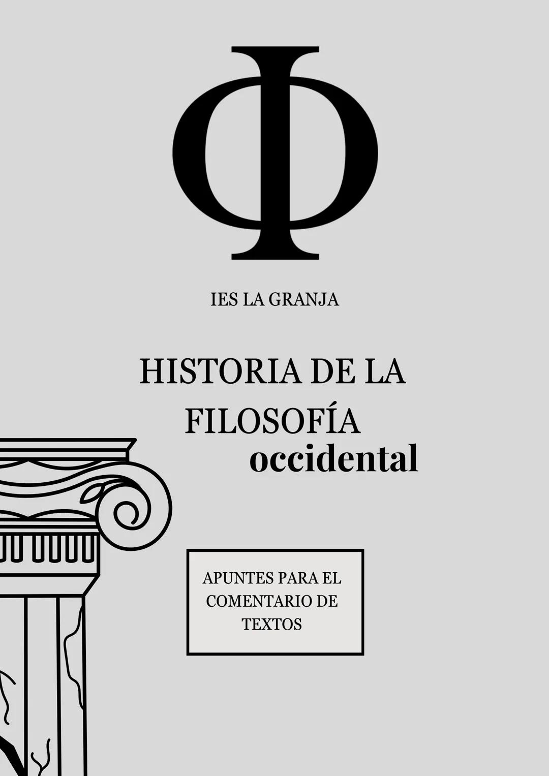 Apuntes de Historia de la Filosofía para 2º Bachillerato