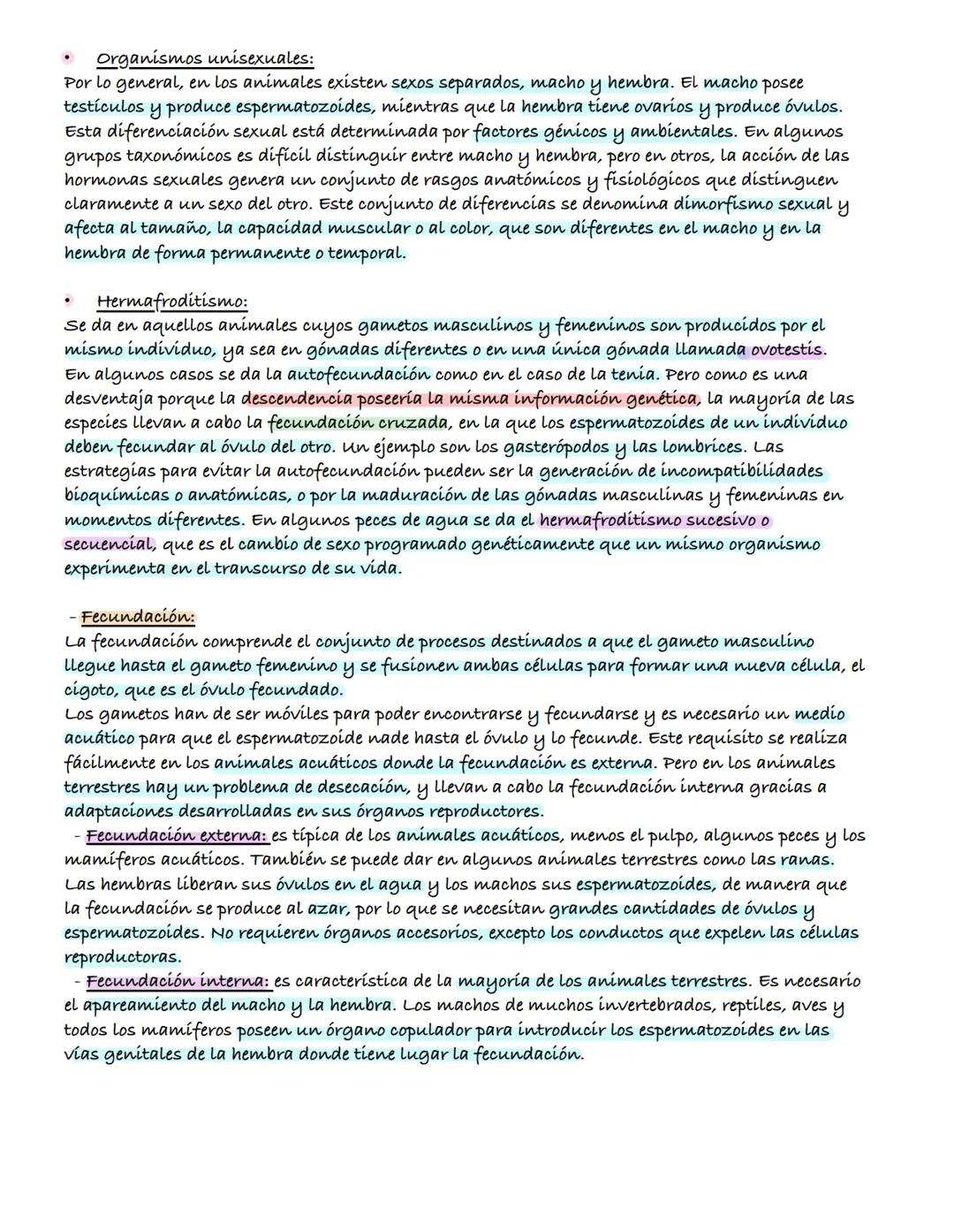 # Sistema Reproductor

Para asegurar la perpetuación de la especie, los individuos utilizan la función de reproducción,
que es el conjunto d