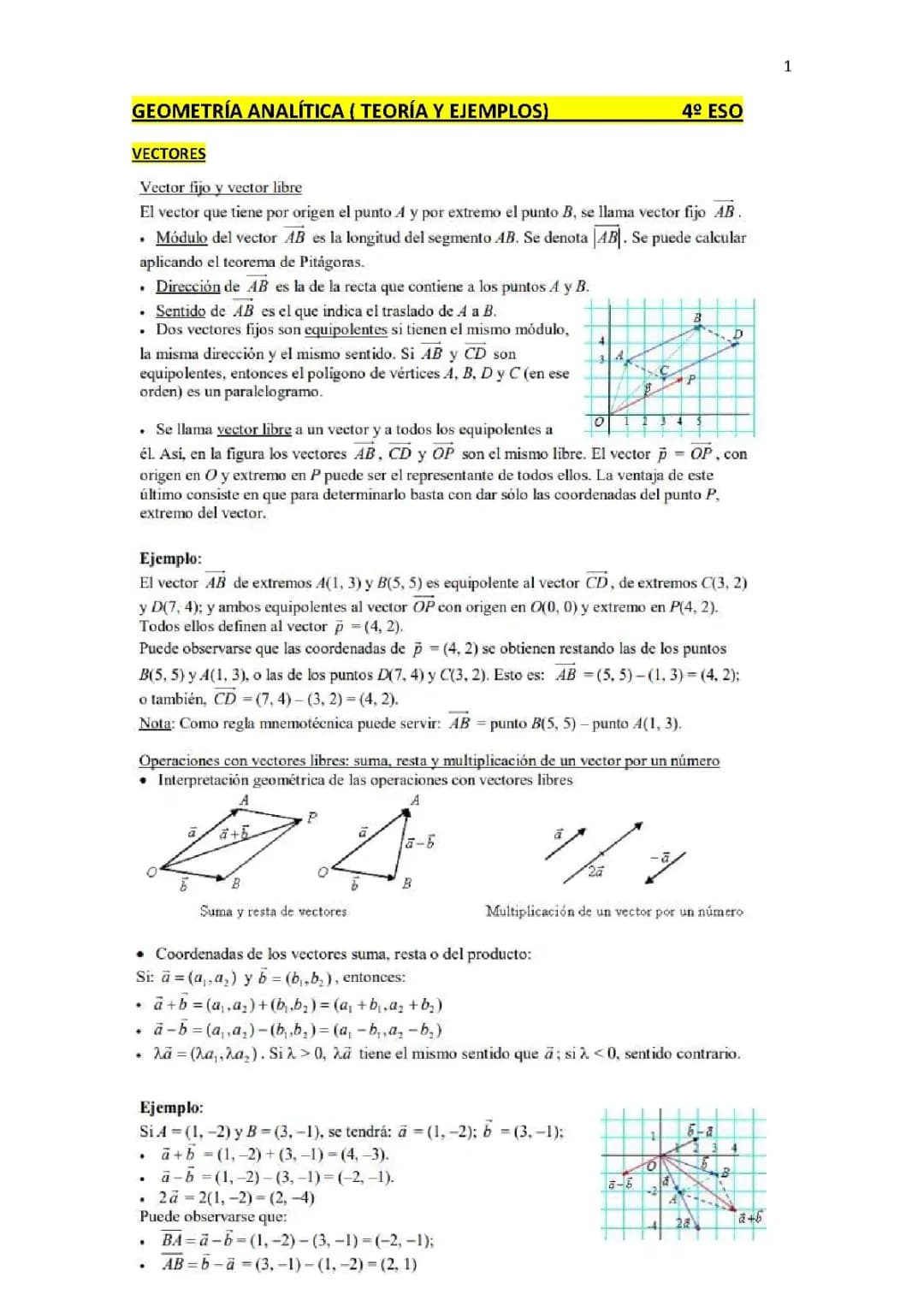 Geometría Analítica 