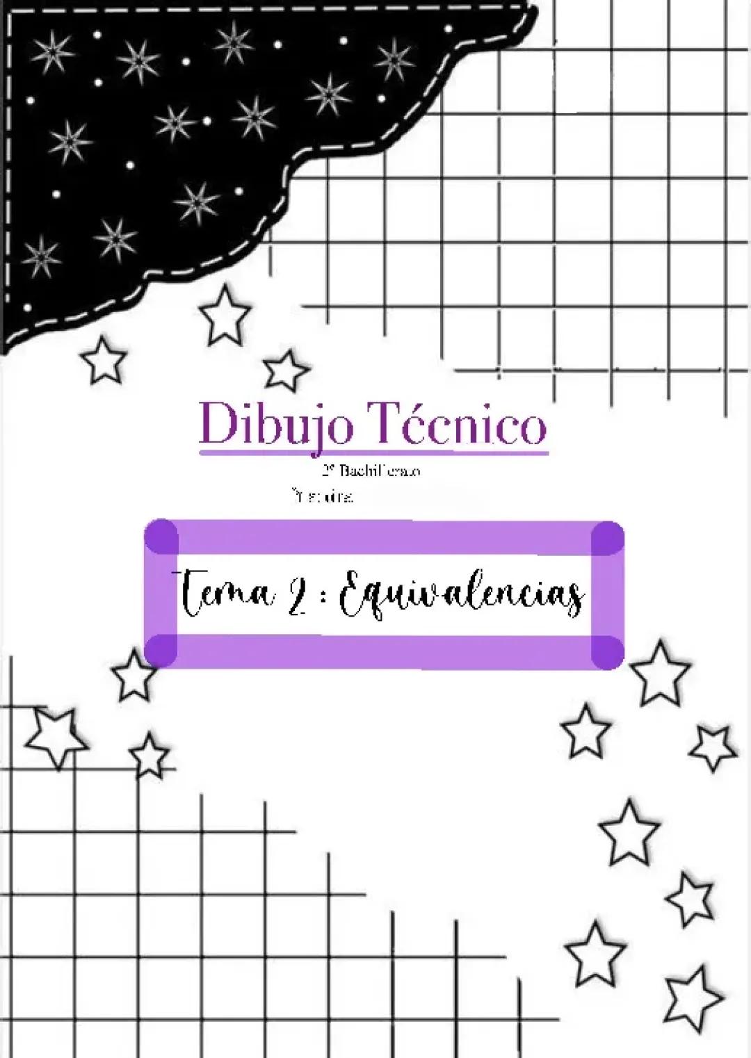 Equivalencias y Conceptos Básicos de Dibujo Técnico (Tema 2)