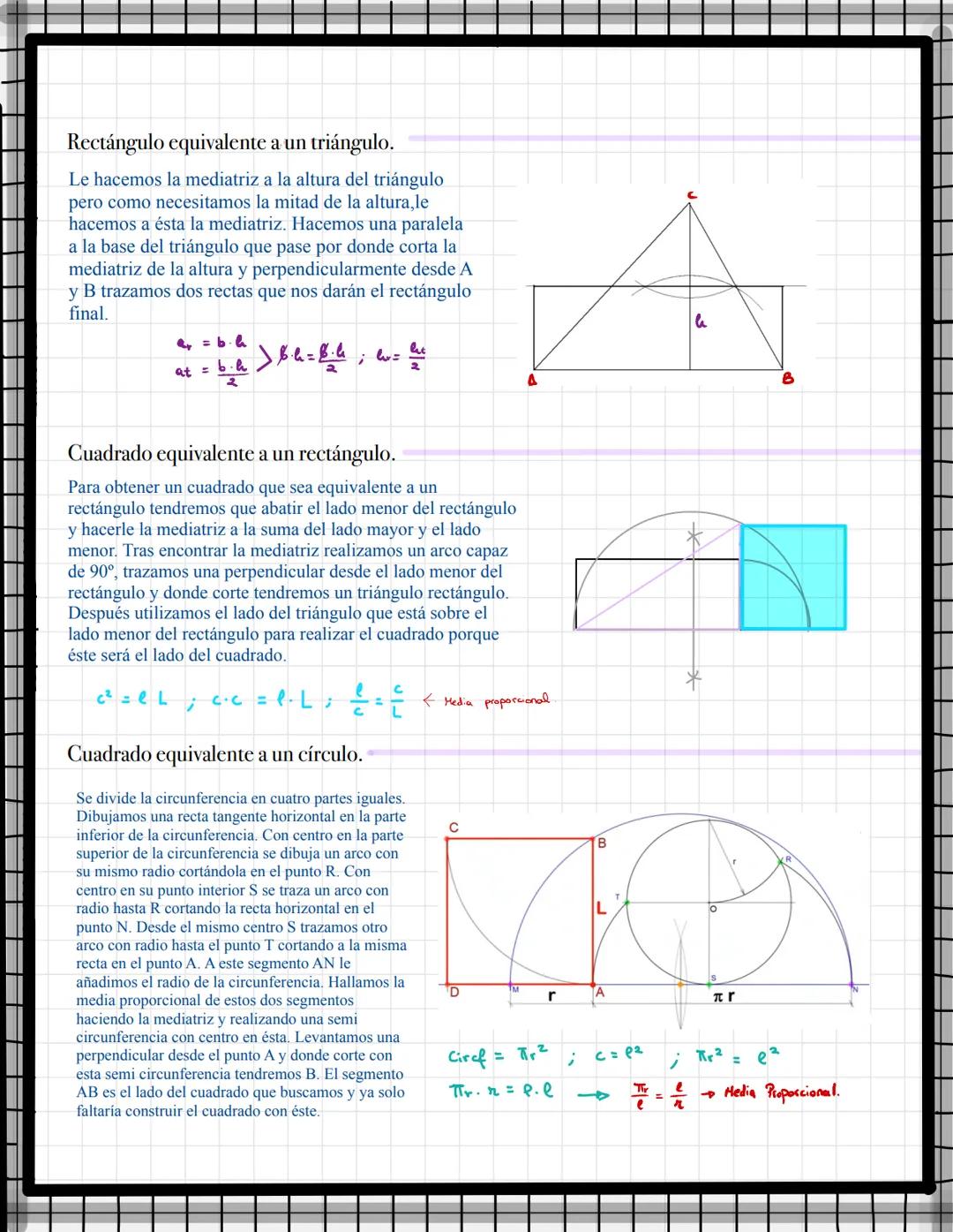 Dibujo Técnico
2º Bachillerato
Yanira
Tema 2: Equivalencias 1. Concepto de equivalencia.
Dos polígonos son equivalente cuando teniendo disti
