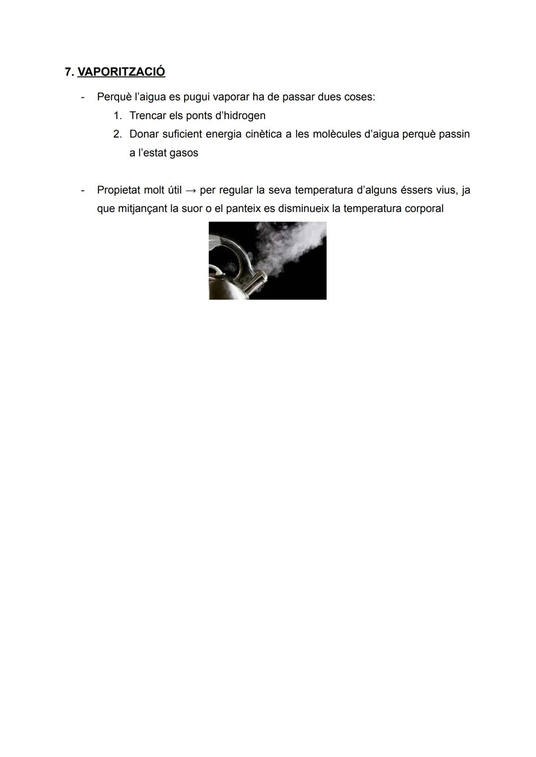 PROPIETATS DE L'AIGUA
Apunts de: 1r de Batxillerat científic
Assignatura: Biologia
Curs: 2022/2023 ÍNDEX
1. DENSITAT..
2. COHESIÓ.
3. TENSIÓ