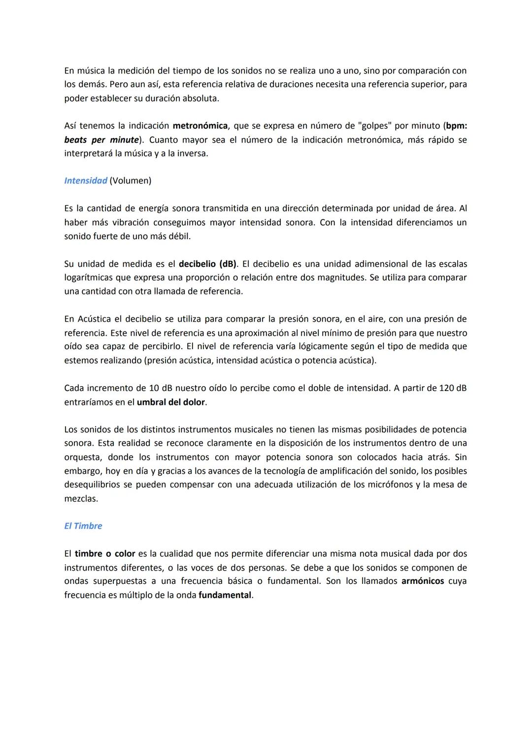Unidad de trabajo 4
Lenguaje musical
4.1 El sonido: Física, percepción, música.
4.2 Cualidades del sonido.
4.3 Elementos del lenguaje musica