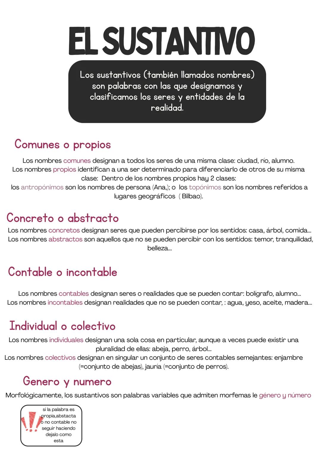 # Categorias
gramaticales

TIPOS DE PALABRAS # Palabras variables

Cuales son?

Que los diferencia.

Mas diferencias

*   Sustantivo
*   Adj